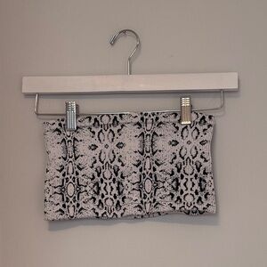 Free people snakeskin tube top